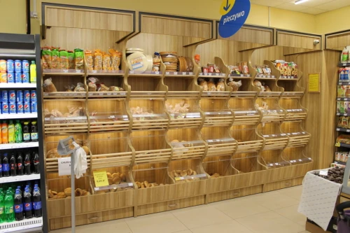 Regał na pieczywo samoobsługowy